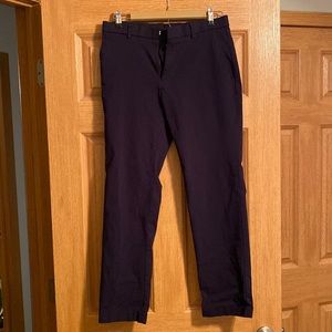 Blue casual dress pants